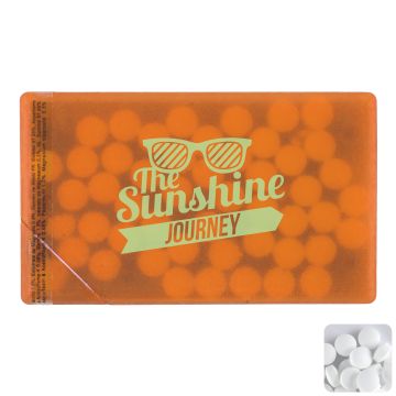 Mint card with sugar free mints