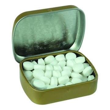 The Langham - Flat hinged tin with dextrose mints