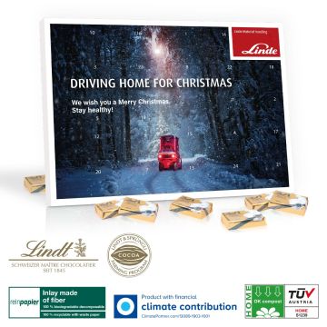 Eco Friendly and Sustainable Lindt Desktop Advent Calendar