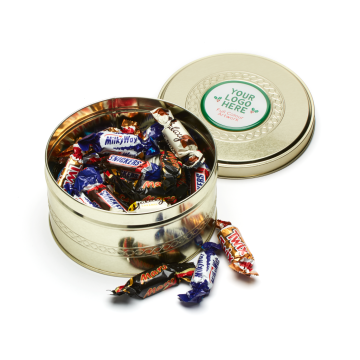 Gold Treat Tin - Celebrations