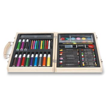 GENIO Artists Set In Wooden Box Wood - 1 Bounce Creative Designs