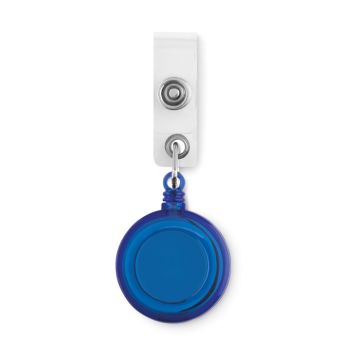 LADES ID Badge Holder Metal Blue - 1 Bounce Creative Designs