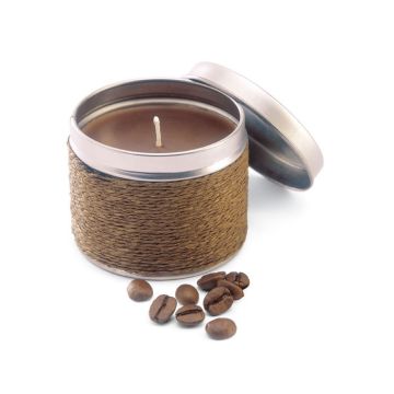 DELICIOUS Fragranced Candle In Gift Tin Brown - 1 Bounce Creative Designs