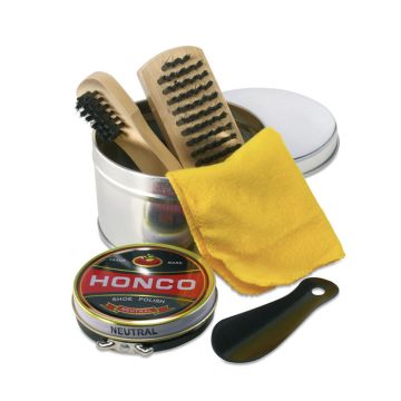 TORTON Shoe Polish Kit In Tin Gift Box Shiny silver - 1 Bounce Creative Designs