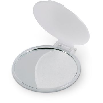 MIRATE Value Compact Pocket Mirror Transparent white - 1 Bounce Creative Designs