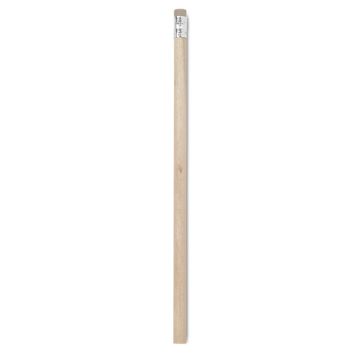STOMP Natural Wood Pencil With Rubber - 1 Bounce Creative Designs