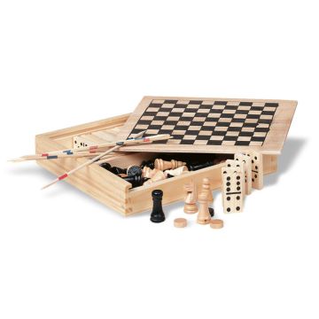 TRIKES Wooden Board Games Set Wood - 1 Bounce Creative Designs