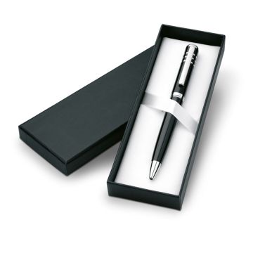 OLYMPIA Metal Pen With Card Gift Box Black - 1 Bounce Creative Designs