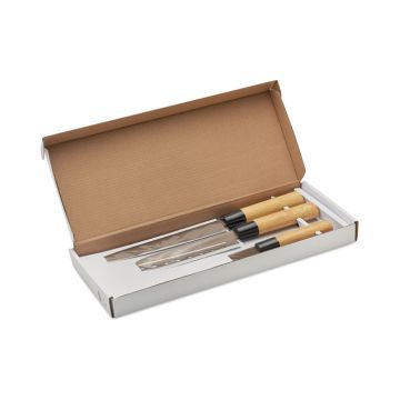 TAKI Japanese Knife Set In Black Gift Box Multicolour - 1 Bounce Creative Designs
