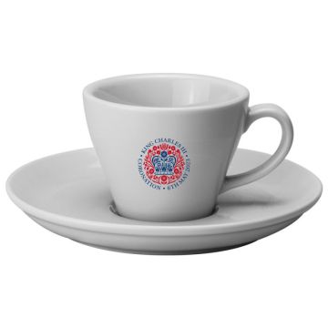 King Charles III Coronation Teacup And Saucer-Bounce Creative Designs