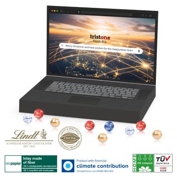 Laptop Lindor Mini Balls Advent Calendar