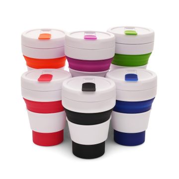 Promotional Folding 355ml Take Out Cup