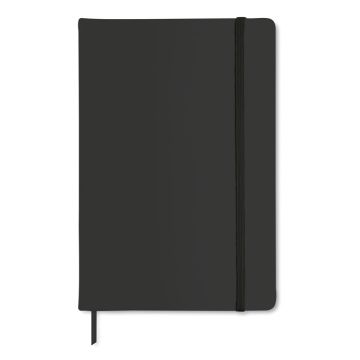 NOTELUX A6 Pocket Notebook PU Hard Cover Black - 1 Bounce Creative Designs