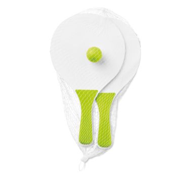 MINI MATCH Beach Tennis Bat And Ball Set - 1 Bounce Creative Designs