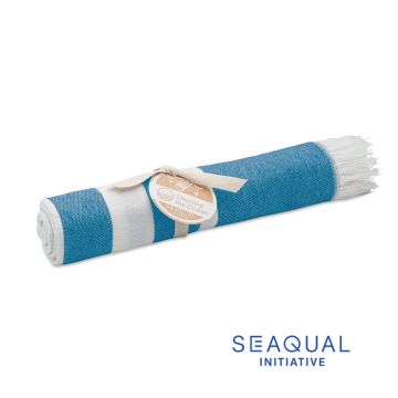 SEAQUAL® Recycled Hammam Beach Towel 100x170 cm WAVE