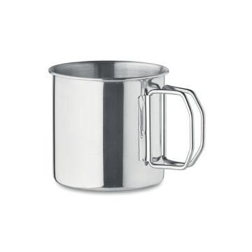 NUNAVUT Stainless Steel Mug Foldable Handles 330 ml