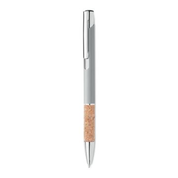 Push Button Metal & Cork Pen VERIA