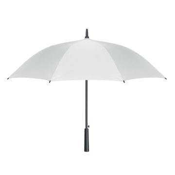 SEATLE ⌀102cm/23″ storm umbrella with rubberized handle. White