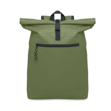 IREA 600Dpolyester rolltop backpack Army Green