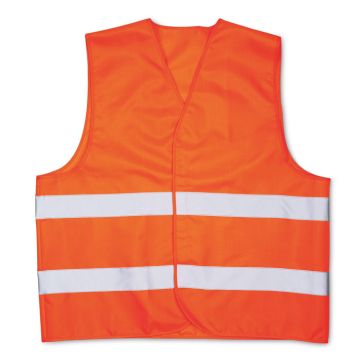 VISICOAT Knitted material waistcoat Orange