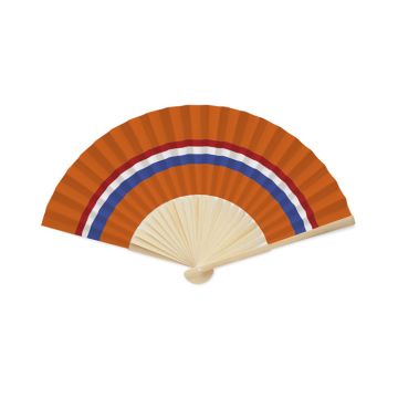 FUNFAN Manual fan flag design Orange