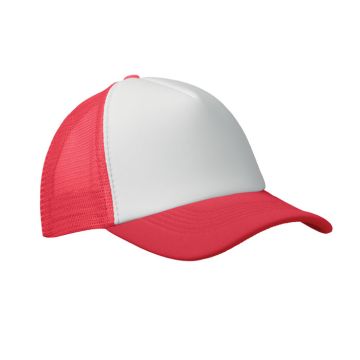 BUBBLE Truckers cap White/Red