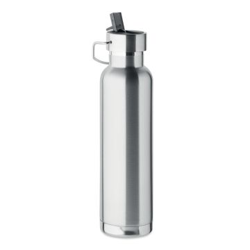 RIFLOW Double wall bottle 660 ml Matt Silver