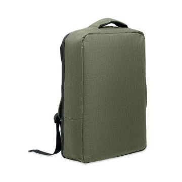 LAUGAR Slim 15 inch laptop backpack Army Green
