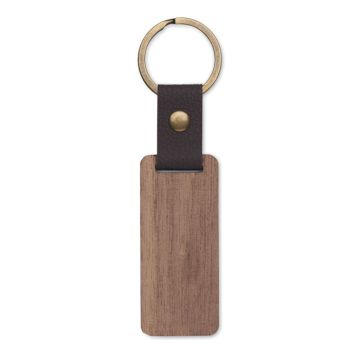 NAWKEY Key ring in walnut and PU