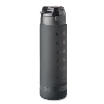 LEVEL Sports water bottle RPET 1L Black