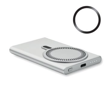 PAWTT Wireless charger power bank Matt Silver