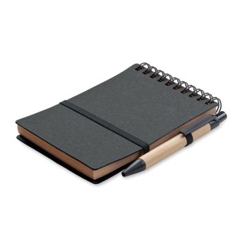 NOTIE Recycled notebook with ball pen Stone Grey
