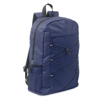 HIGE 600D RPET polyester backpack Blue