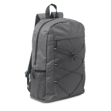 HIGE 600D RPET polyester backpack Stone Grey