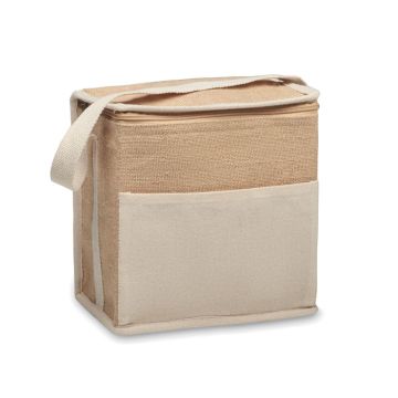 LONA Jute and canvas cooler bag 3L