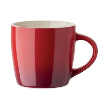 PEZE Ceramic mug 300ml Red