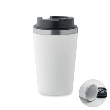 BLERM Ceramic lining tumbler 350 ml White