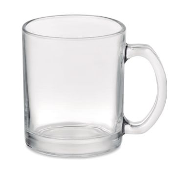 SUBLIMGLOSS Glass Coffee Mug Transparent - 1 Bounce Creative Designs