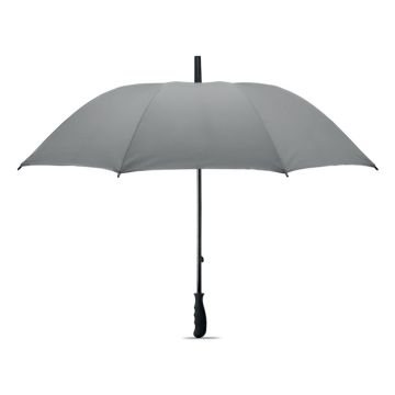 VISIBRELLA Reflective Umbrella Stormproof 23 Inch Matt silver - 1 Bounce Creative Designs