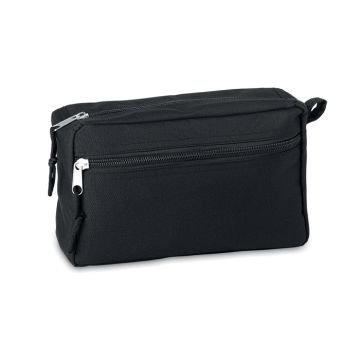 BETTER  SMART Eco Recycled RPET Cosmetic Toiletry Bag Black - 1 Bounce Creative Designs