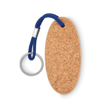 BOAT Oval Shaped Cork Keyring - 1 Bounce Creative Designs