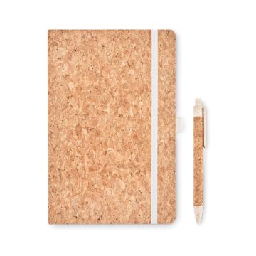 SUBER SET Eco Cork A5 Notebook Pen Set Bounce Creative Designs