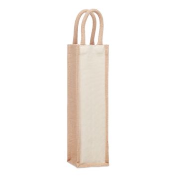 CAMPO DI VINO Eco Wine Gift Bag Made From Jute Beige - 1 Bounce Creative Designs