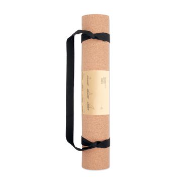 SAVASANA Eco Yoga Mat Made From Cork Beige - 1 Bounce Creative Designs