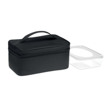 GROWLER Recycled Cooler Bag With Reusable Lunch Box Black - 1 Bounce Creative Designs