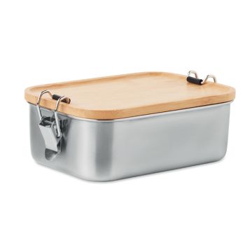 SONABOX Stainless Steel Lunch Box With Bamboo Lid Wood - 1 Bounce Creative Designs