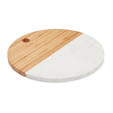 HANNSU Eco Bamboo And Marble Cheeseboard Wood - 1 Bounce Creative Designs