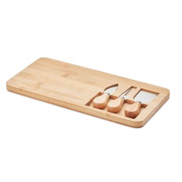 GLENAVY Bamboo Cheeseboard Set Wood - 1 Bounce Creative Designs