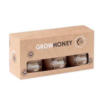 BEEBEE SET Set of 3 Wildflower Honey