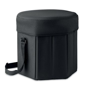 SEAT  DRINK Cooler Bag Doubles As Chair Or Table Black - 1 Bounce Creative Designs